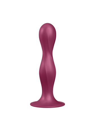 Gode ventouse silicone rouge Double Ball-R Satisfyer - CC597842